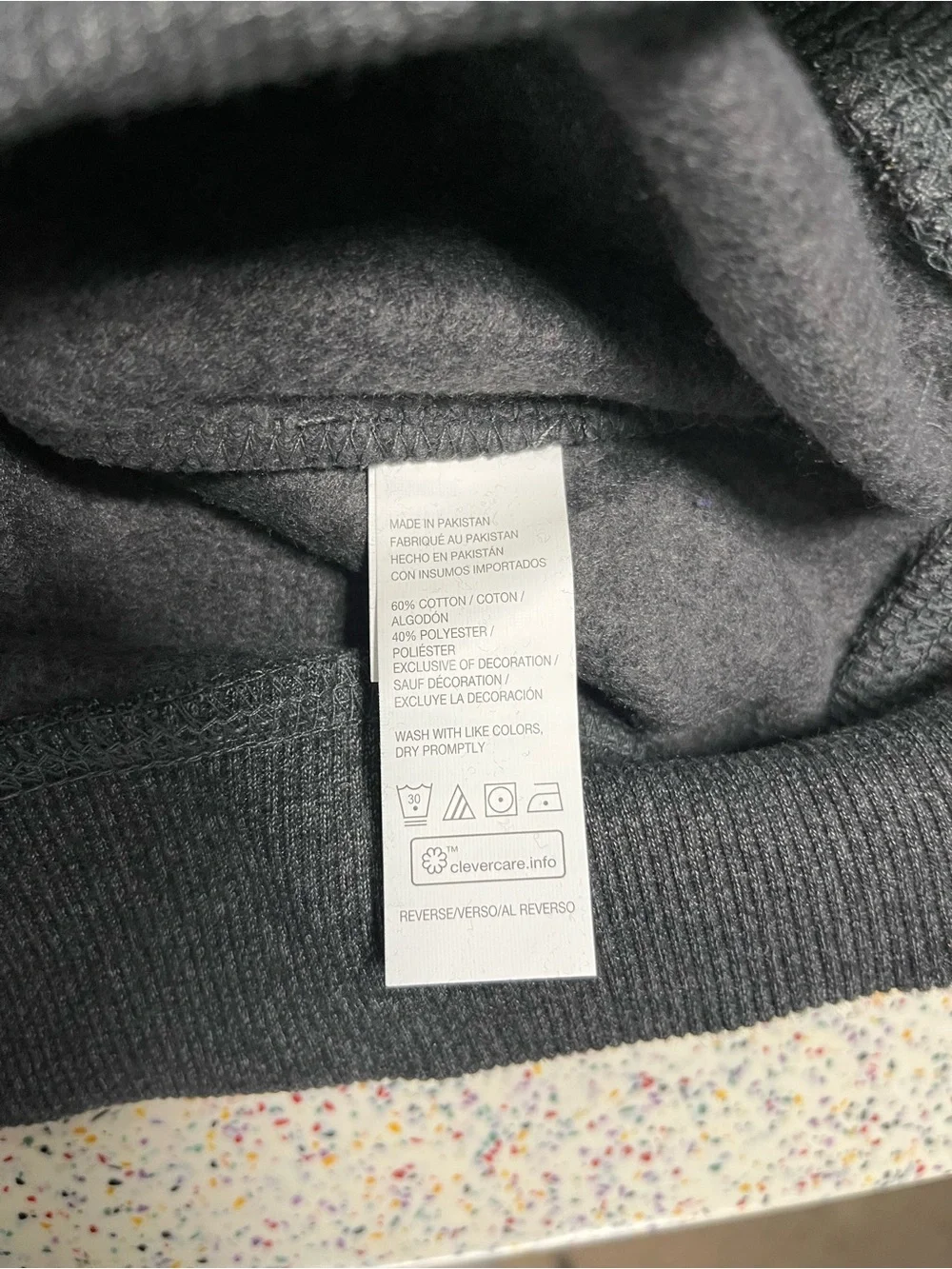Izod Men’s 1/4 Zip Pullover Sweater Fleece Lined Mock Neck Carbon Gray Size L